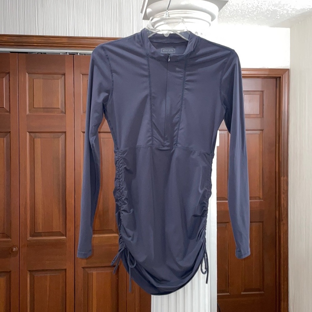 Athleta Tidal Rash Guard Top - Picture 3 of 16